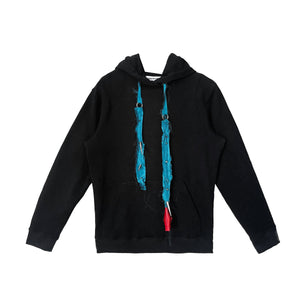 JORDANLUCA - Serpentine Hoodie - AW23 - BLACK